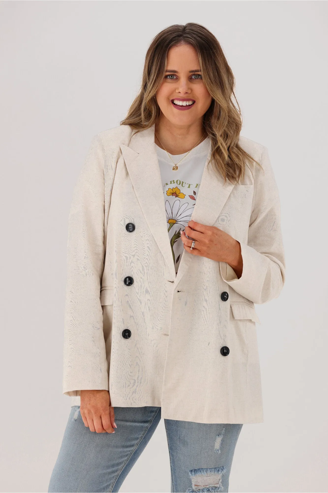 Sass Pippa Jacket Natural sold by Shine On product image thumbnail 4
