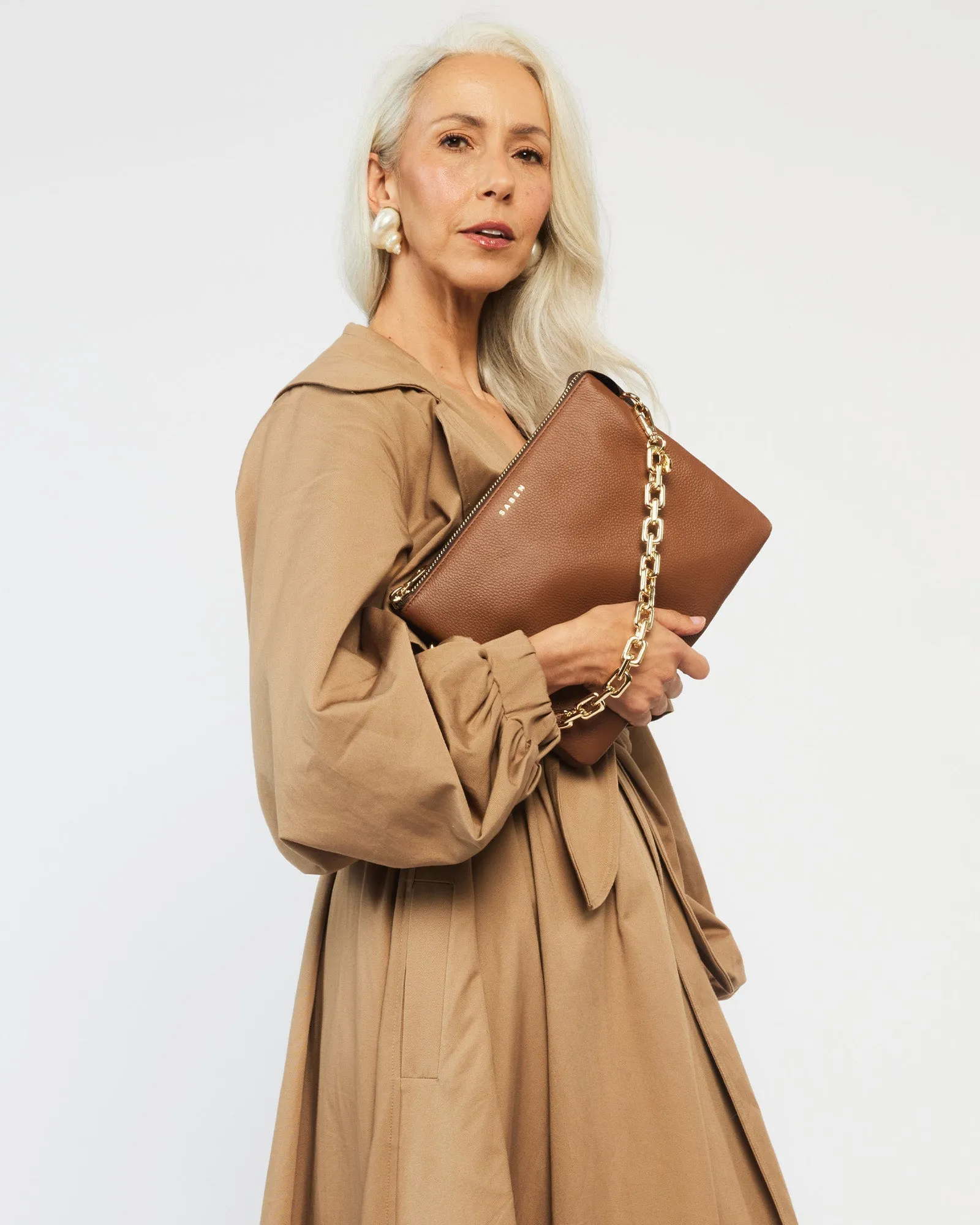 Saben Matilda Crossbody Tan + Chunky Chain sold by Shine On product image thumbnail 2