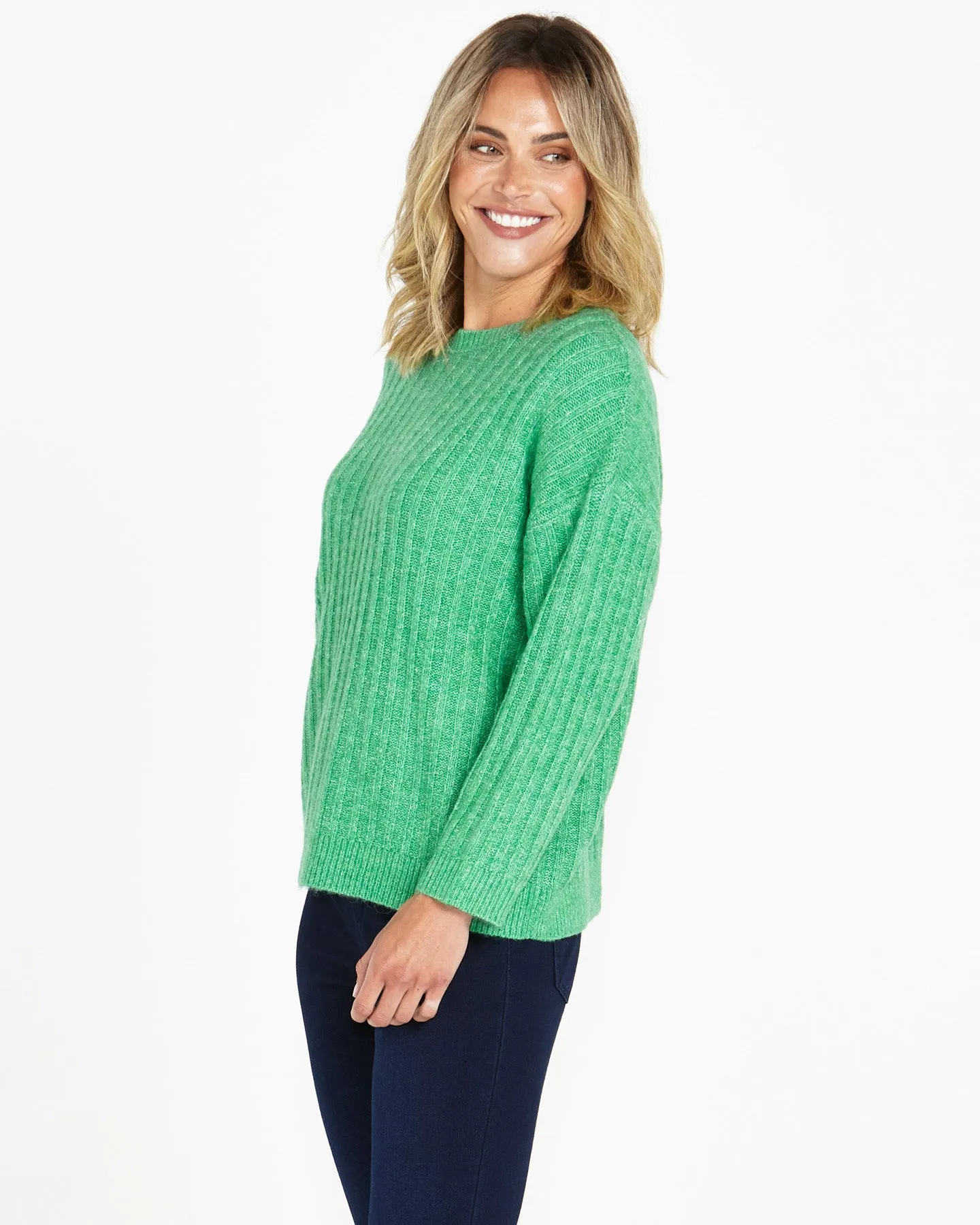 Betty Basics Kayla Knit Jumper Apple sold by Shine On product image thumbnail 3