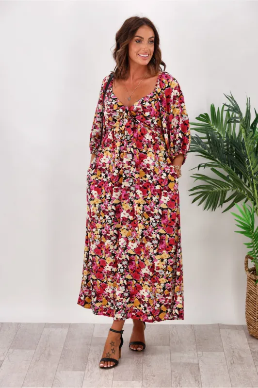 Sass Arabella Maxi Dress Flower Print sold by Shine On