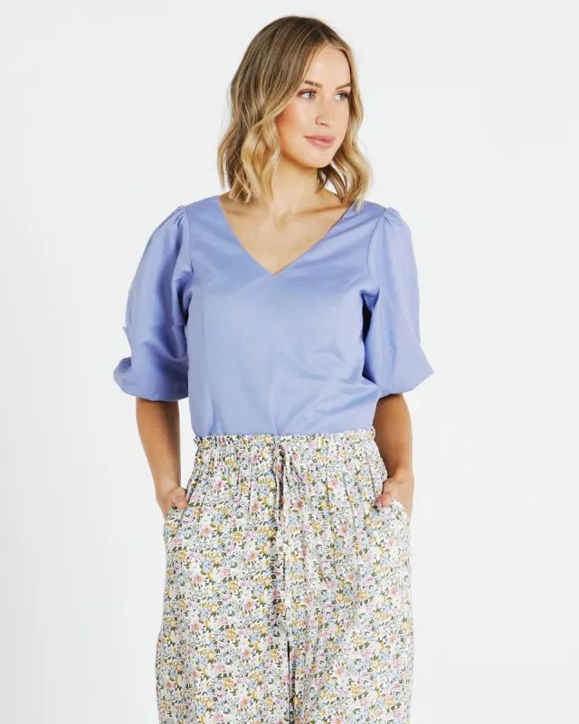Sass Adriana Top Cornflower Blue sold by Shine On