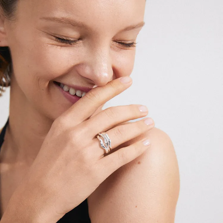 Pilgrim True Rings Silver sold by Shine On product image thumbnail 3
