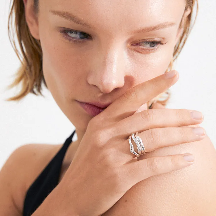 Pilgrim True Rings Silver sold by Shine On