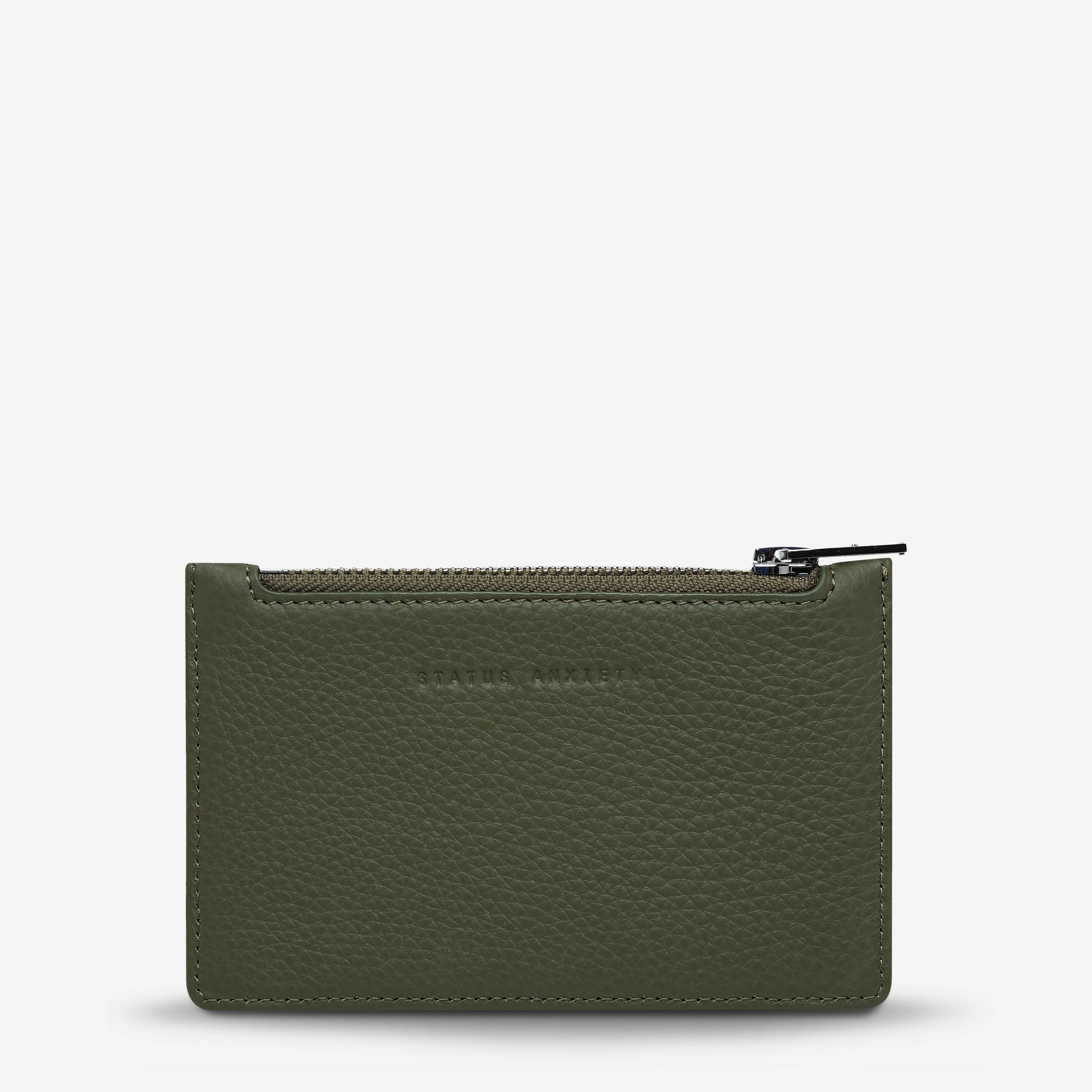 Status Anxiety Avoiding Things Cardholder In Khaki sold by Shine On product image thumbnail 5