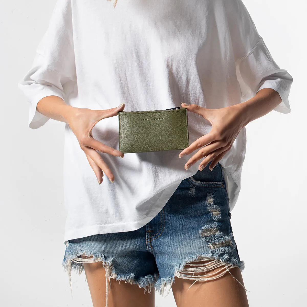 Status Anxiety Avoiding Things Cardholder In Khaki sold by Shine On product image thumbnail 2
