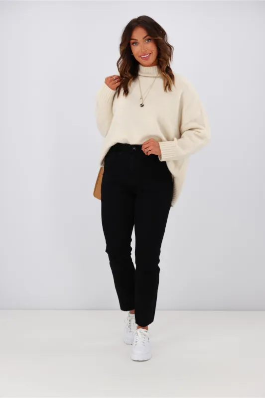 Little White Lie Billy Boyfriend Jean Black sold by Shine On