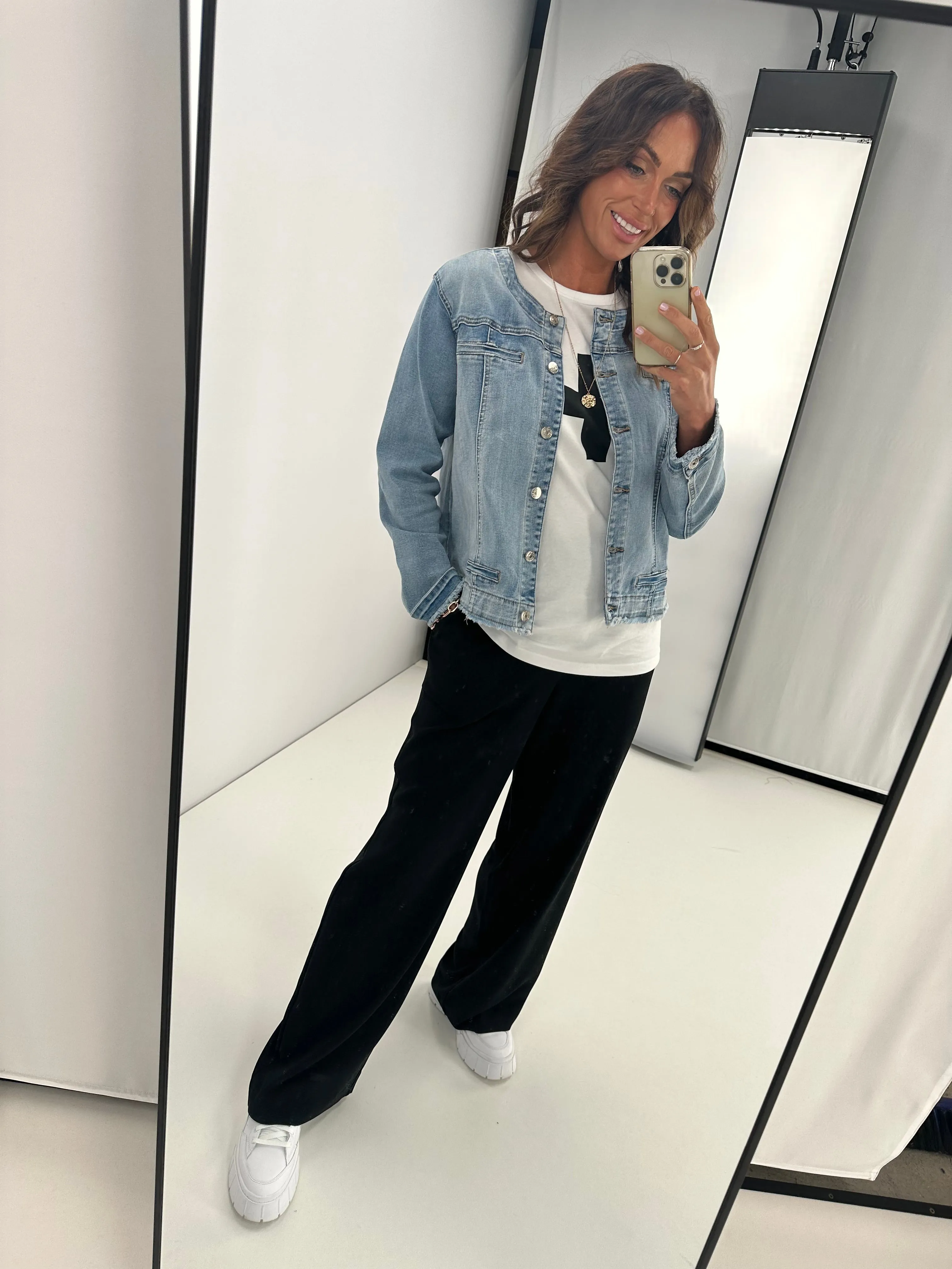 Gloss by Shine On Liberty Wide Leg Pants Black sold by Shine On