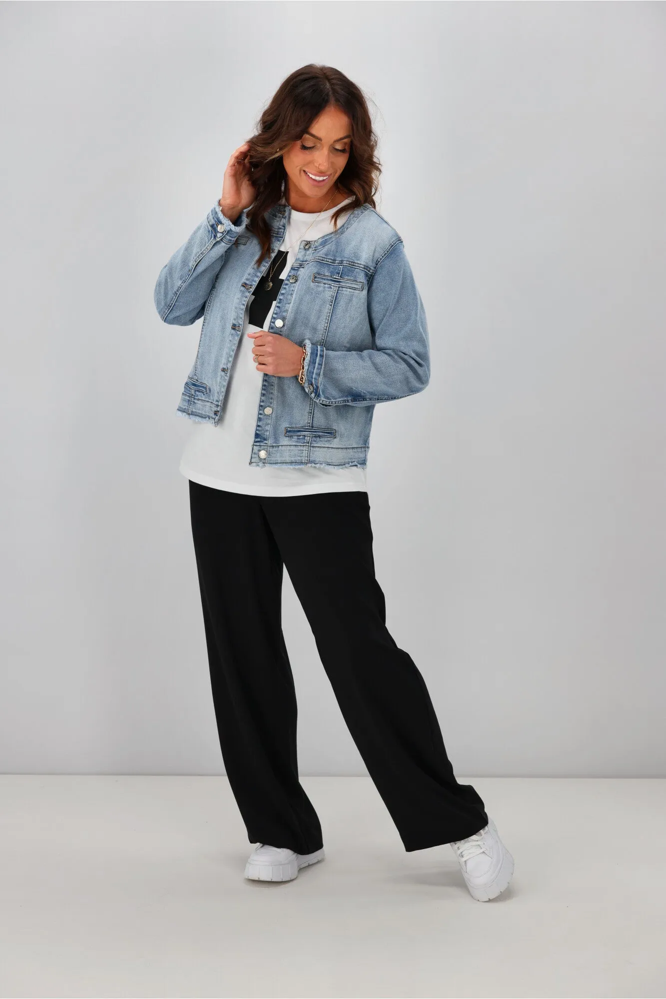 Gloss by Shine On Liberty Wide Leg Pants Black sold by Shine On product image thumbnail 5