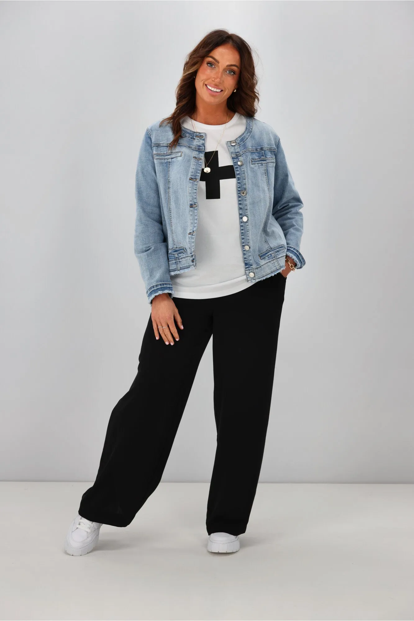 Gloss by Shine On Liberty Wide Leg Pants Black sold by Shine On product image thumbnail 3