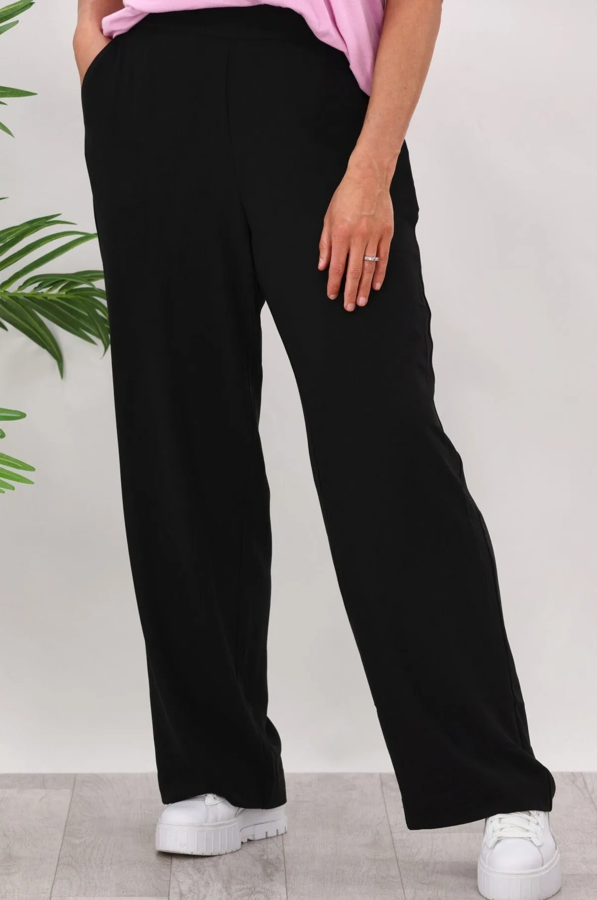 Gloss by Shine On Liberty Wide Leg Pants Black sold by Shine On product image thumbnail 4