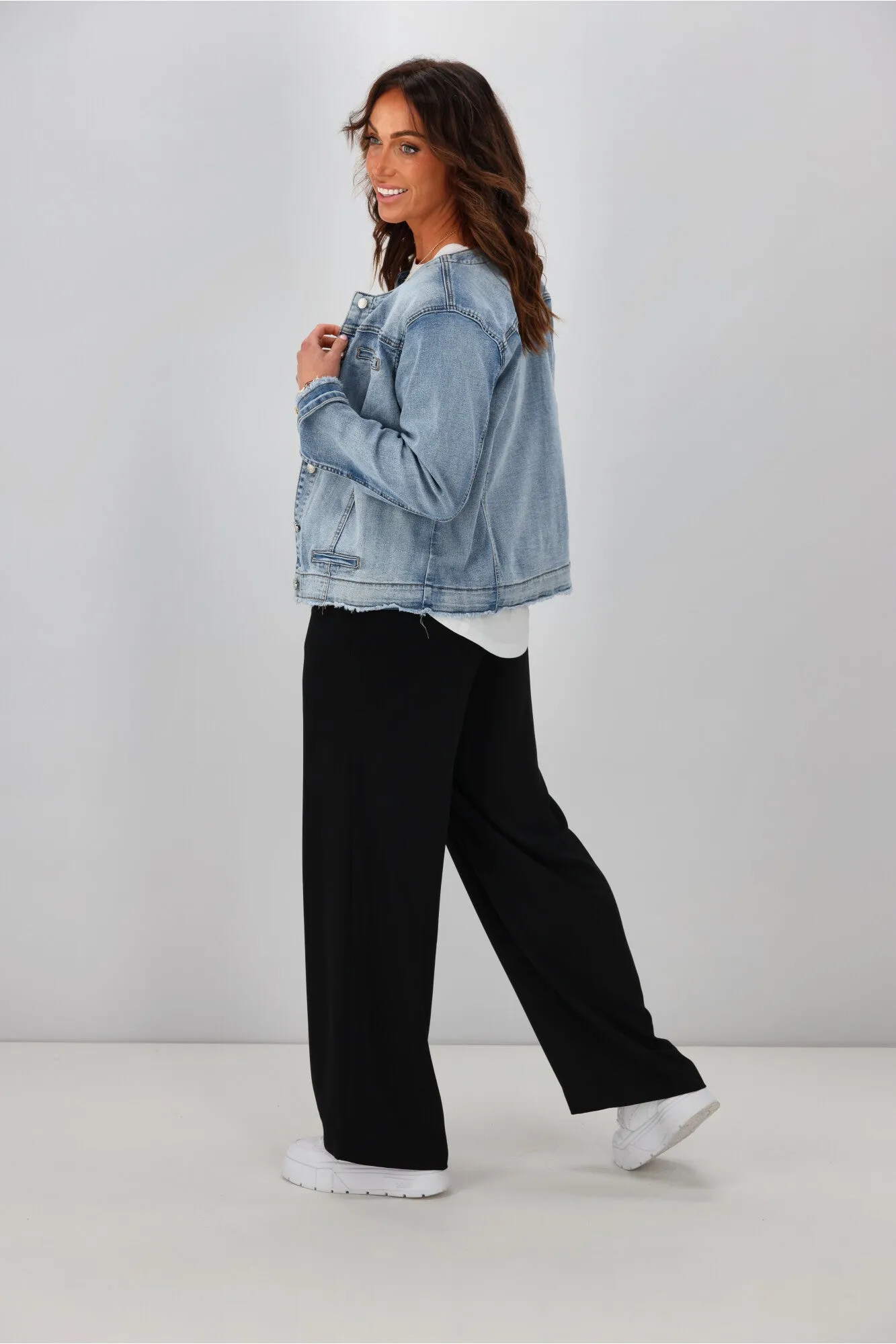 Gloss by Shine On Liberty Wide Leg Pants Black sold by Shine On product image thumbnail 2