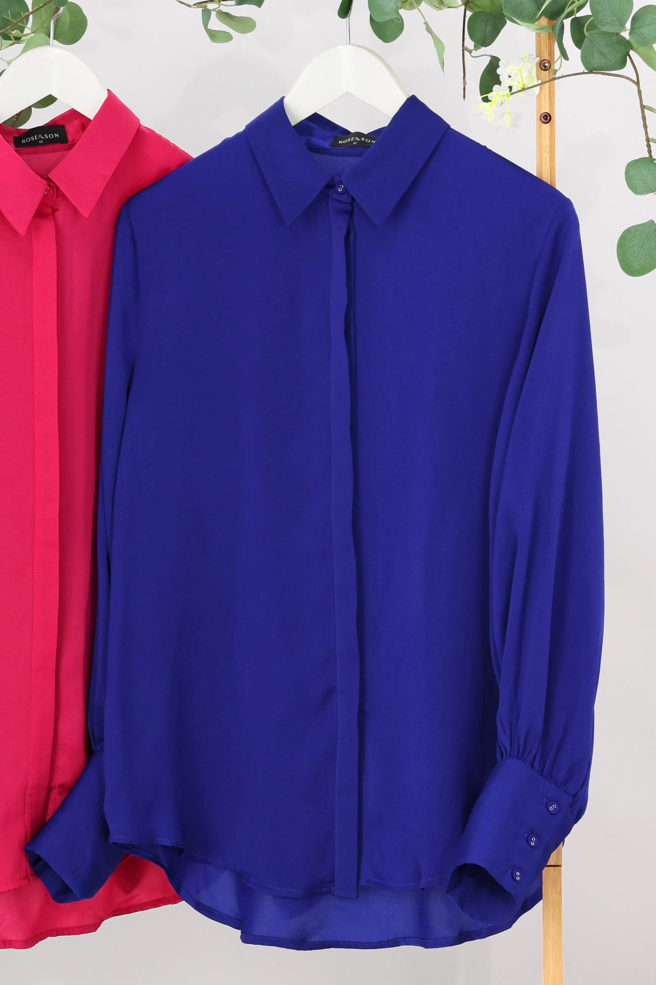 Roseason Farah Blouse Blue sold by Shine On product image thumbnail 3