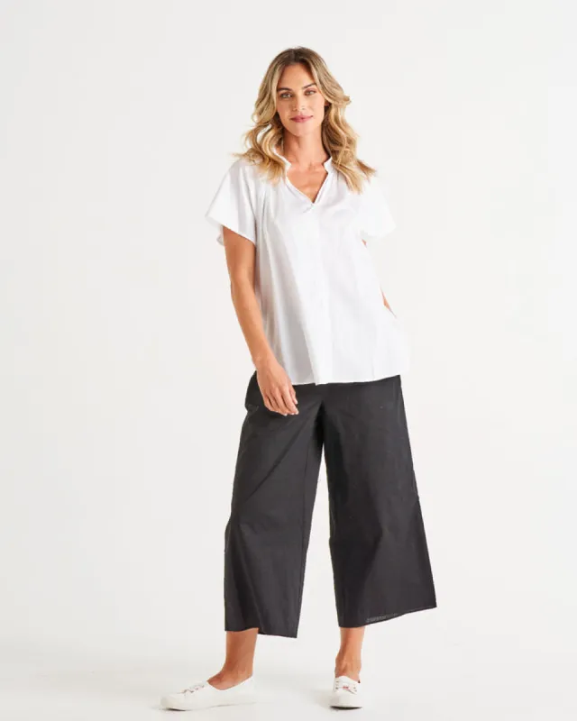 Betty Basics Victoria Blouse White sold by Shine On