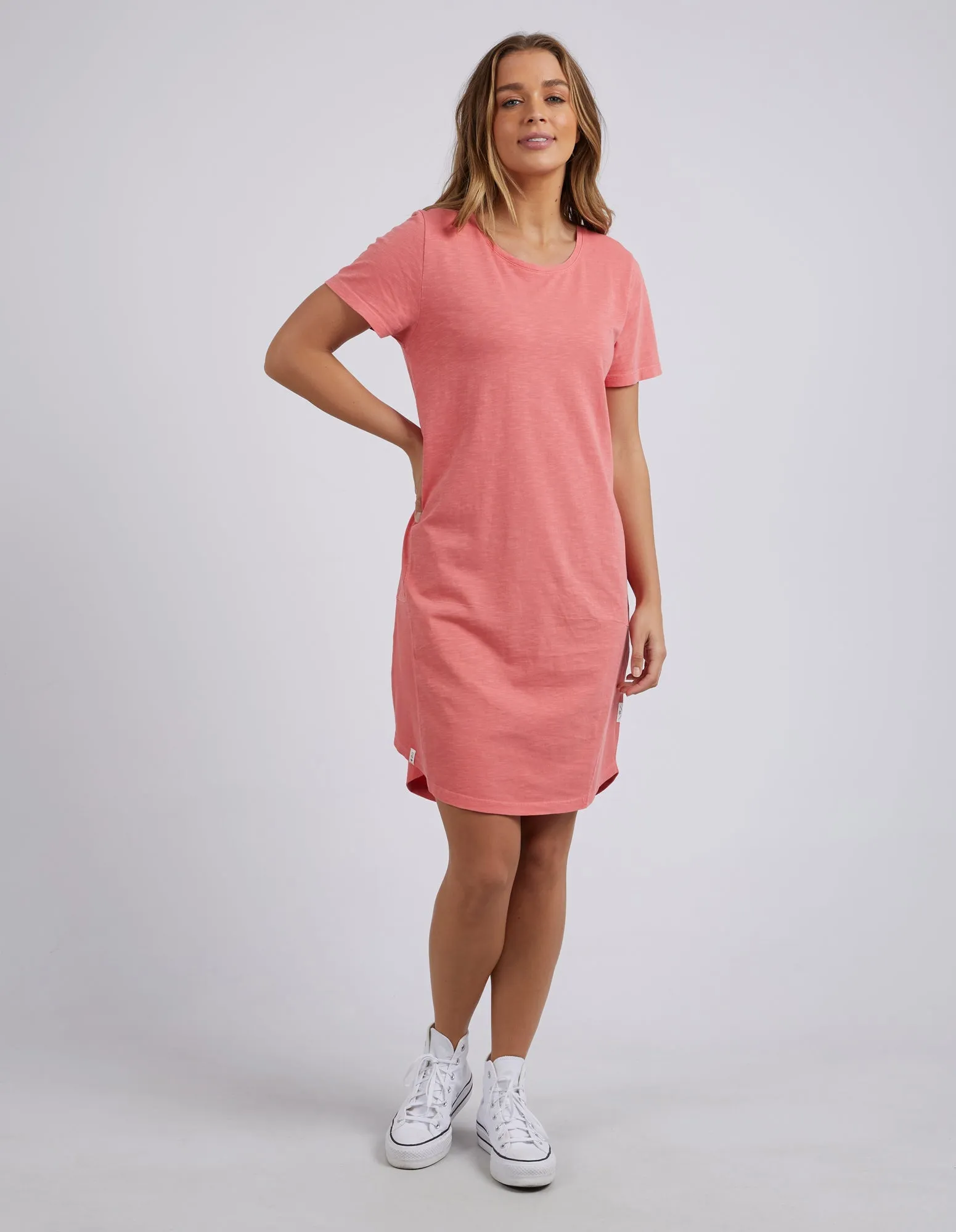 Elm Easy Living Dress Peach Nectar sold by Shine On