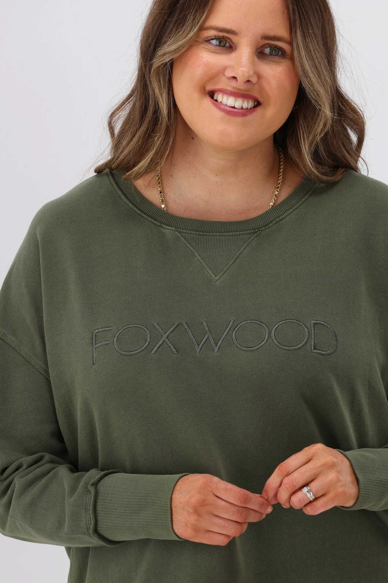 Foxwood Simplified Crew New Khaki sold by Shine On product image thumbnail 2