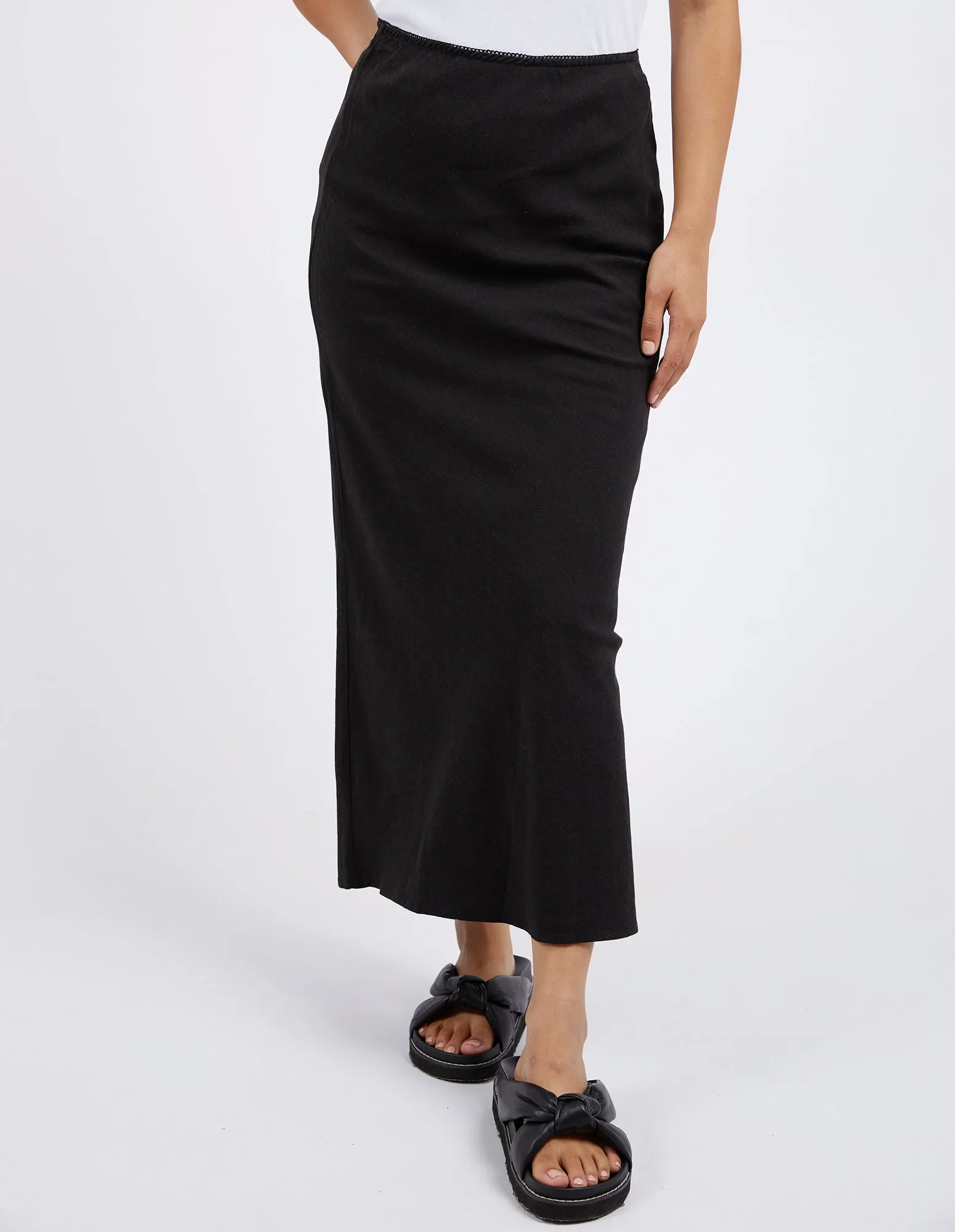 Foxwood Bronte Linen Skirt Black sold by Shine On product image thumbnail 3