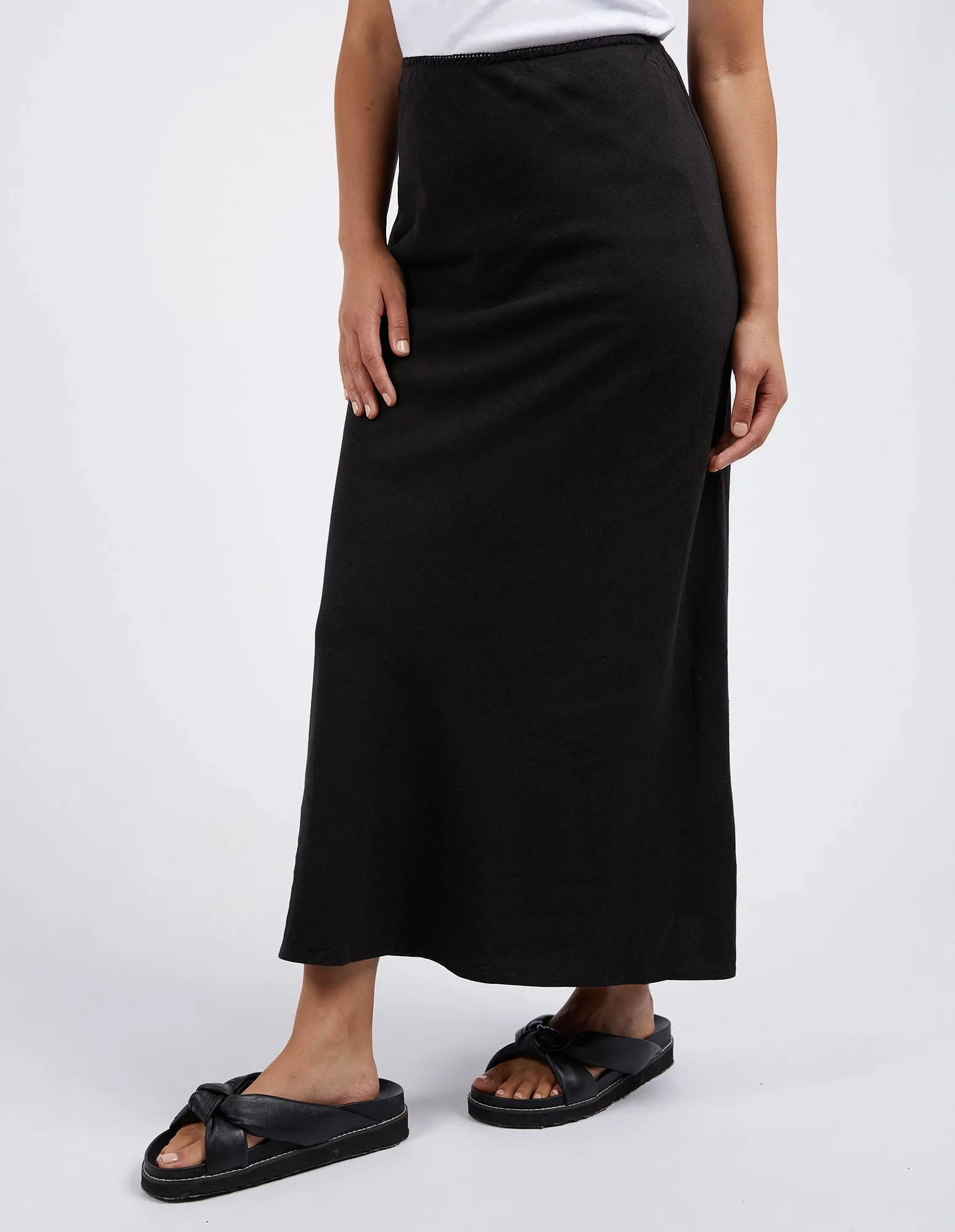 Foxwood Bronte Linen Skirt Black sold by Shine On product image thumbnail 5
