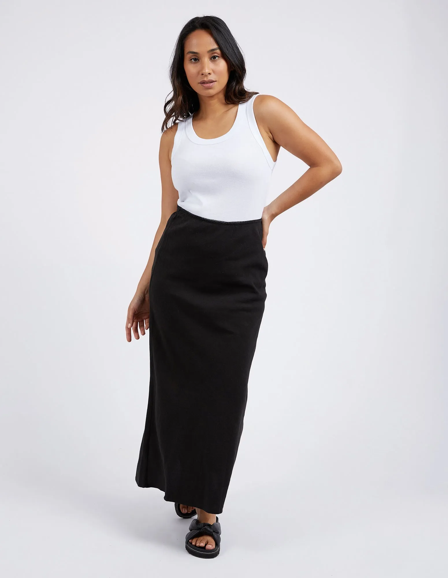 Foxwood Bronte Linen Skirt Black sold by Shine On product image thumbnail 2