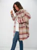 All About Eve Marlo Longline Shacket Check sold by Shine On