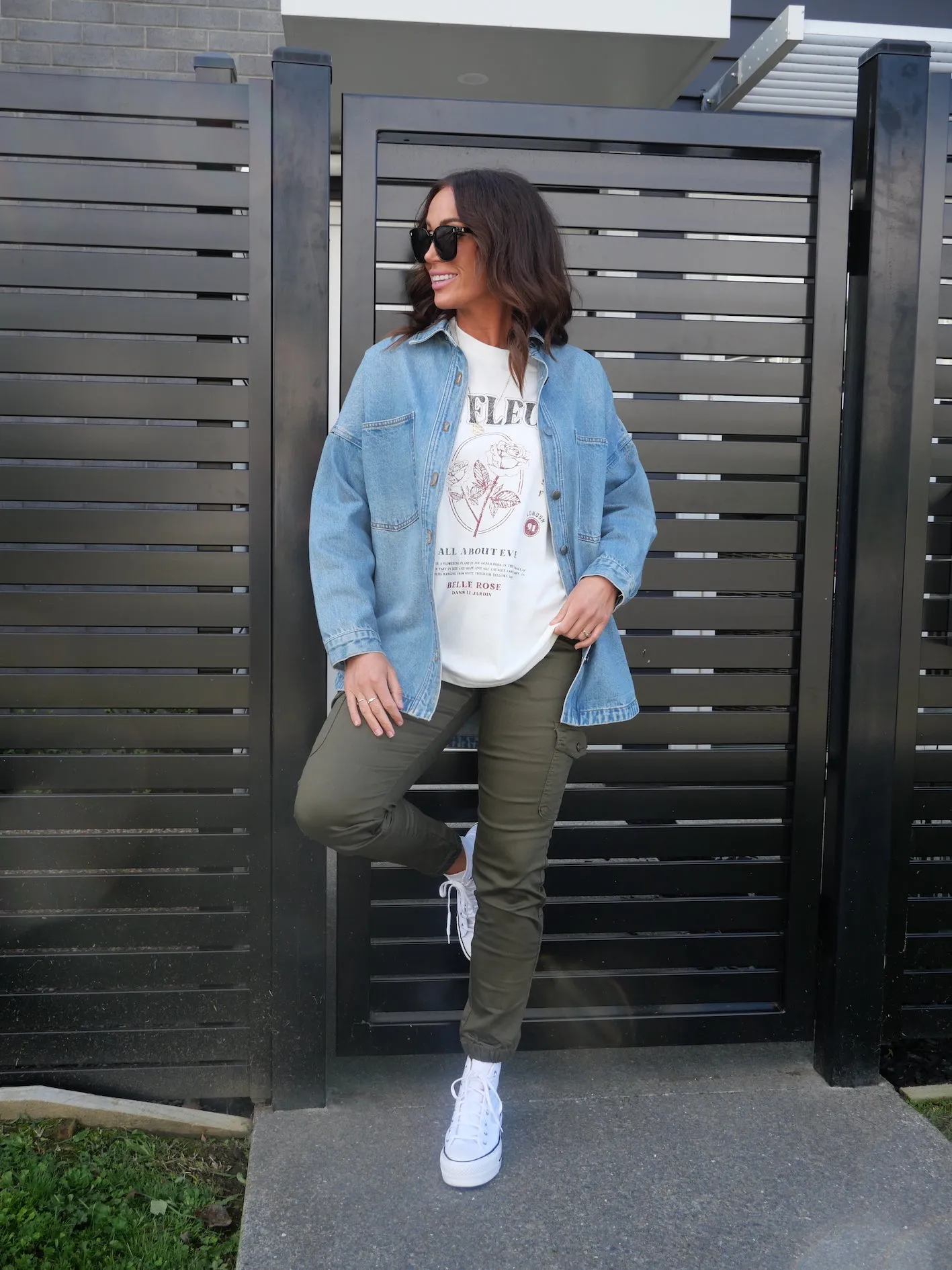 Shine On Label Shayne Denim Shacket sold by Shine On product image thumbnail 3