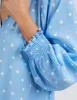 Elm Romy Spot Blouse Azure Blue Spot sold by Shine On