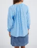 Elm Romy Spot Blouse Azure Blue Spot sold by Shine On