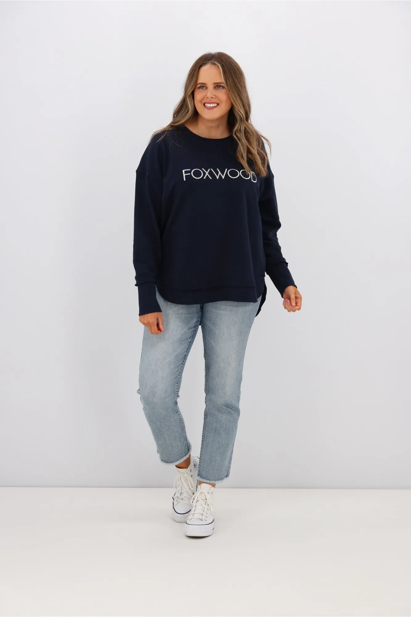 Foxwood Simplified Metallic Crew Navy sold by Shine On product image thumbnail 4