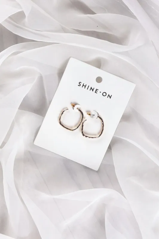 Shine On Label Colette Earring Gold made by Shine On