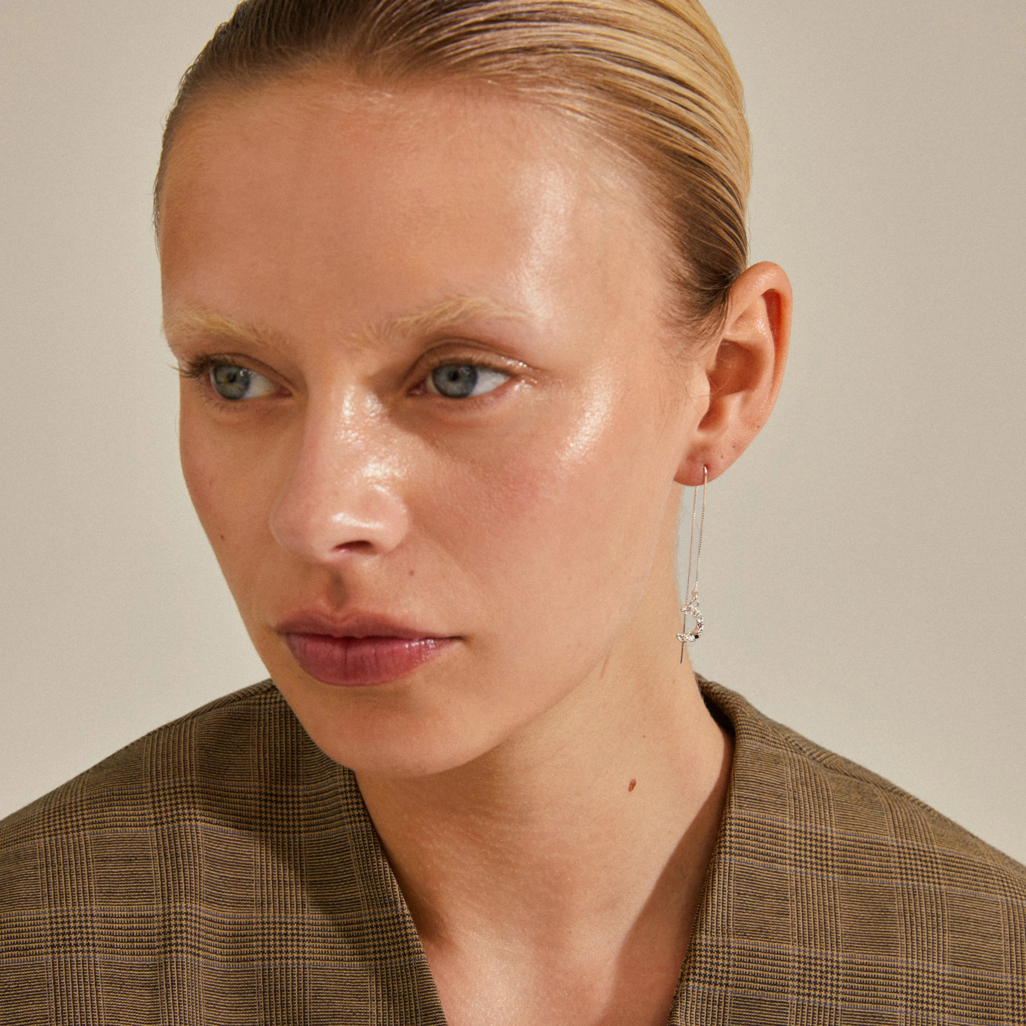 Pilgrim Remy Recycled Chain Earrings Silver Plated sold by Shine On