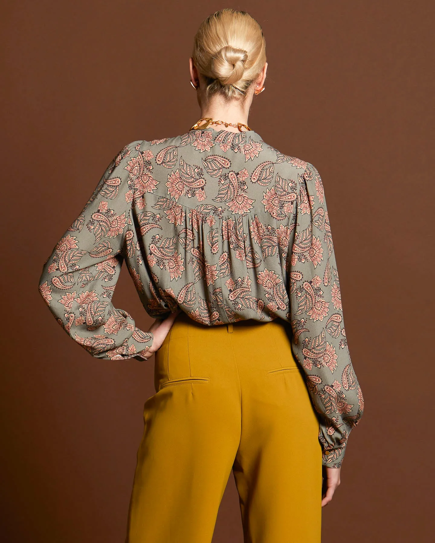 Fate Everywhere Neck Tie Blouse Vintage Paisley sold by Shine On product image thumbnail 4