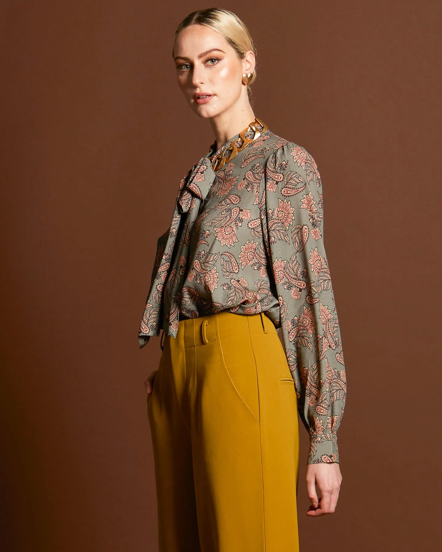 Fate Everywhere Neck Tie Blouse Vintage Paisley sold by Shine On product image thumbnail 3