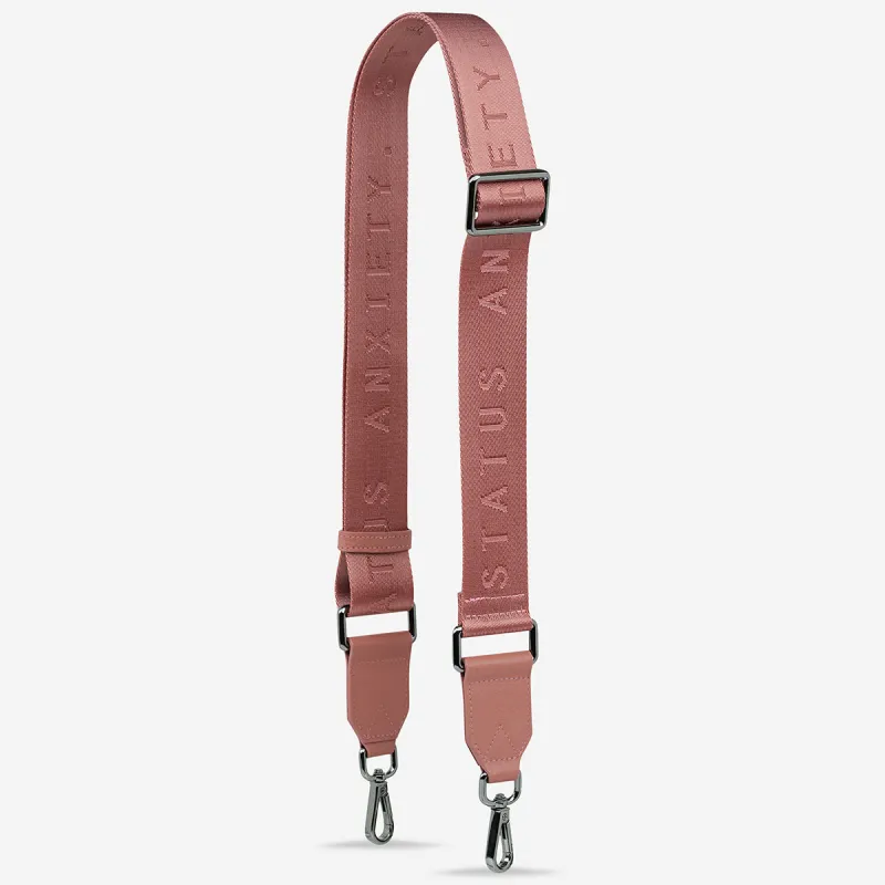 Status Anxiety Without You Bag Strap Dusty Rose sold by Shine On