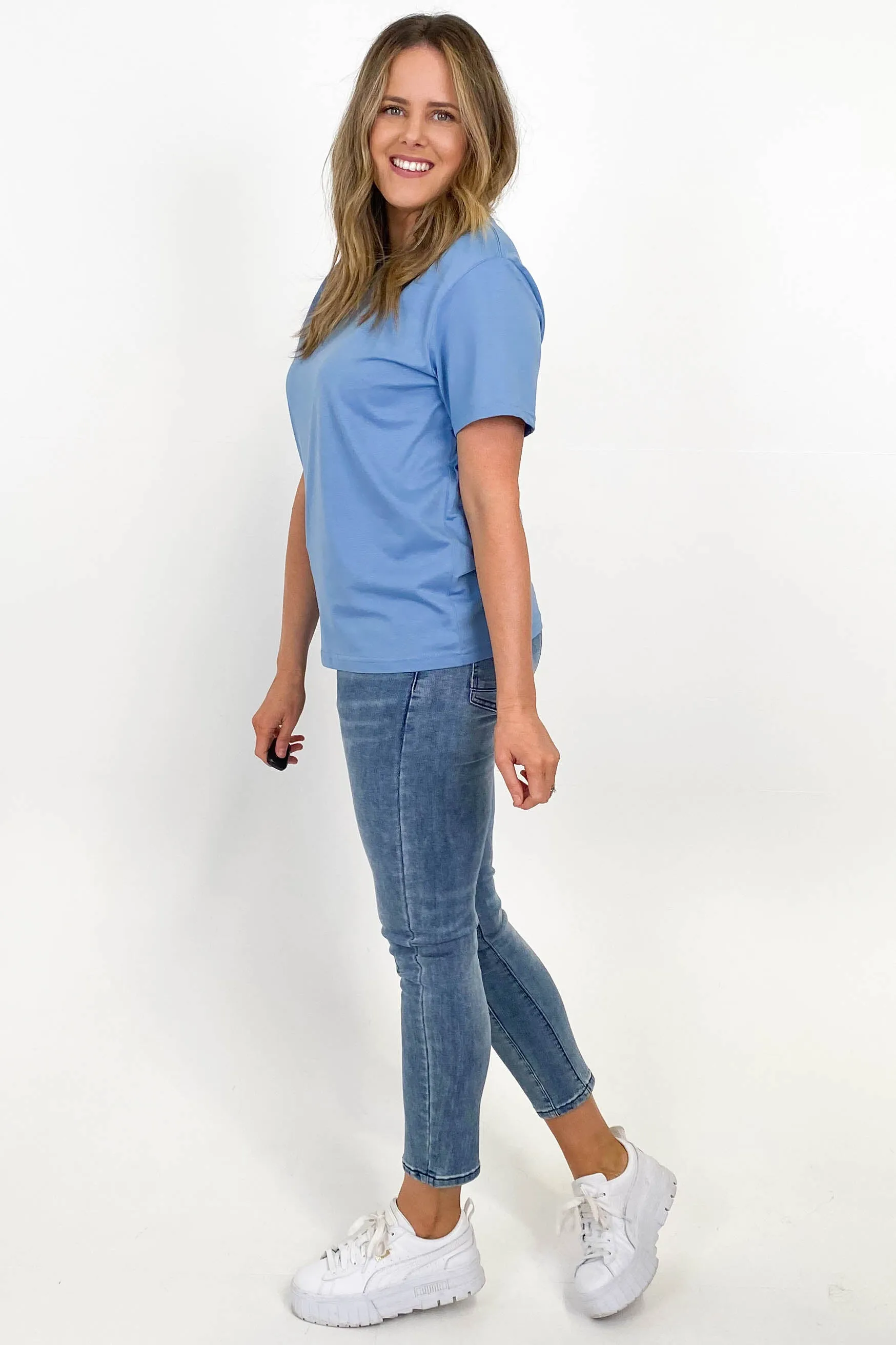 AS Colour Maple Tee Carolina Blue sold by Shine On product image thumbnail 4