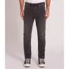 Abrand Mens A Straight Big Calm Jean Faded Black sold by Shine On