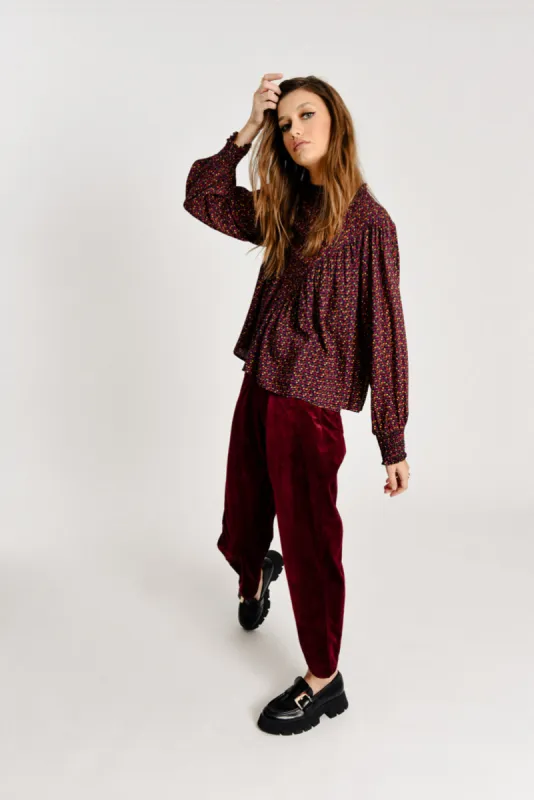 Molly Bracken Sonia Top Navy sold by Shine On