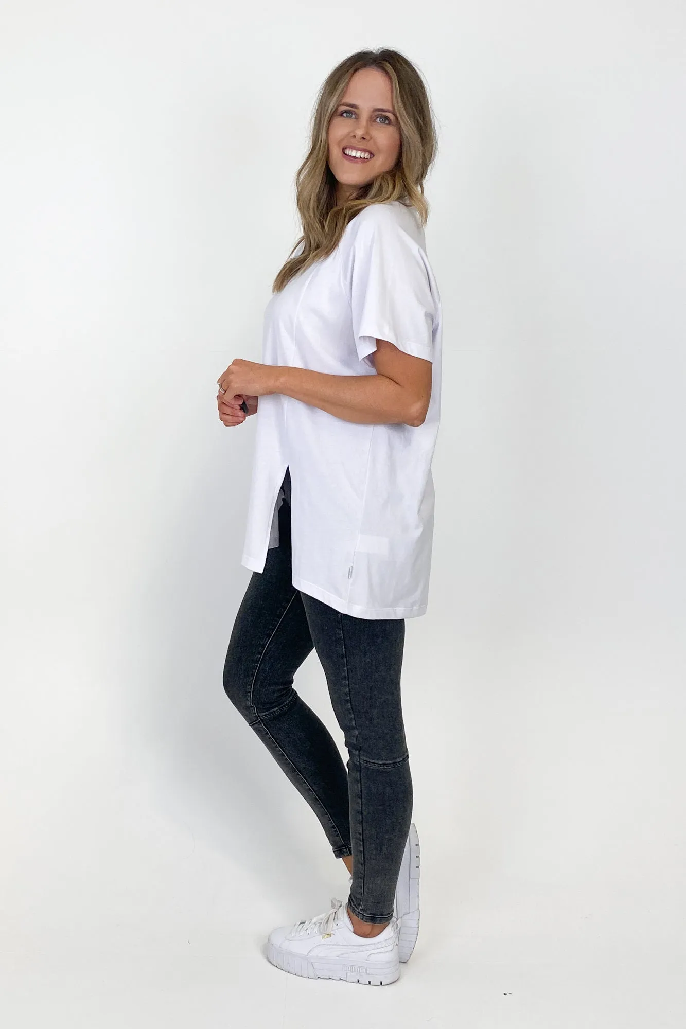 Silent Theory Routine Tee White sold by Shine On product image thumbnail 4