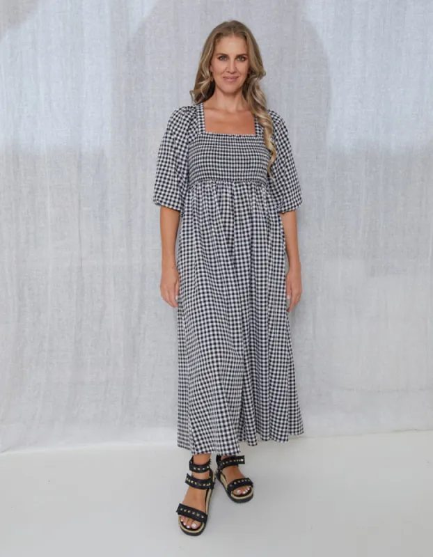 Stella + Gemma Sherry Dress Gingham sold by Shine On