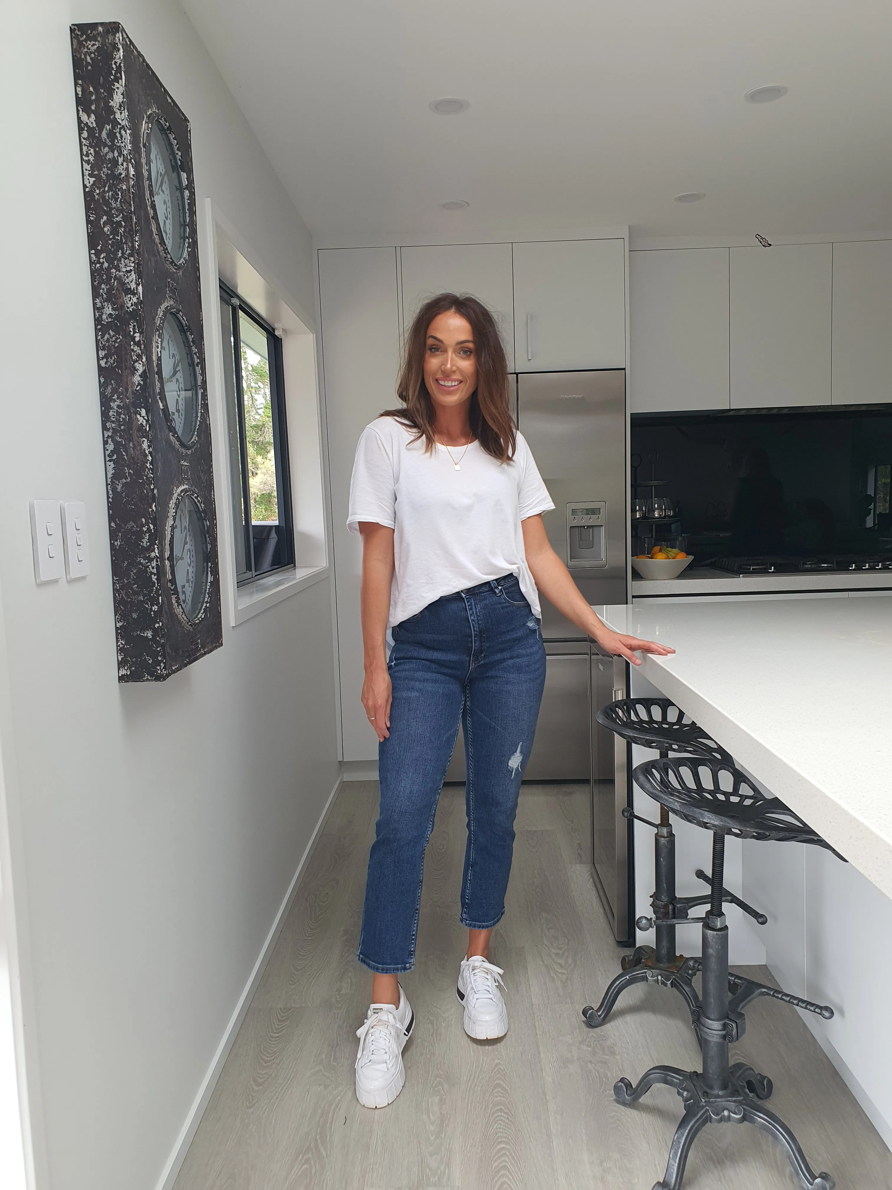 Shine On Label Kendric Straight Leg Jean Dark Indigo Wash sold by Shine On