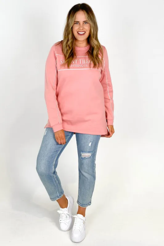 Silent Theory Uprise Crew Rose sold by Shine On