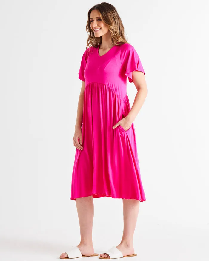 Betty Basics Donna Dress Raspberry sold by Shine On product image thumbnail 5