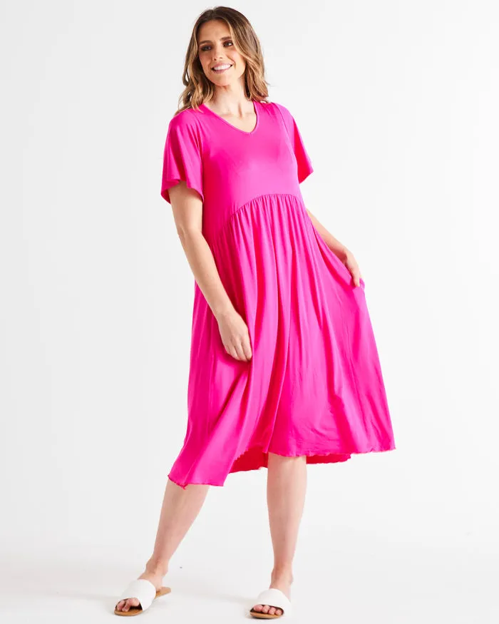 Betty Basics Donna Dress Raspberry sold by Shine On product image thumbnail 4