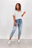 Shine On Label Orlando Boyfriend distressed Jean sold by Shine On