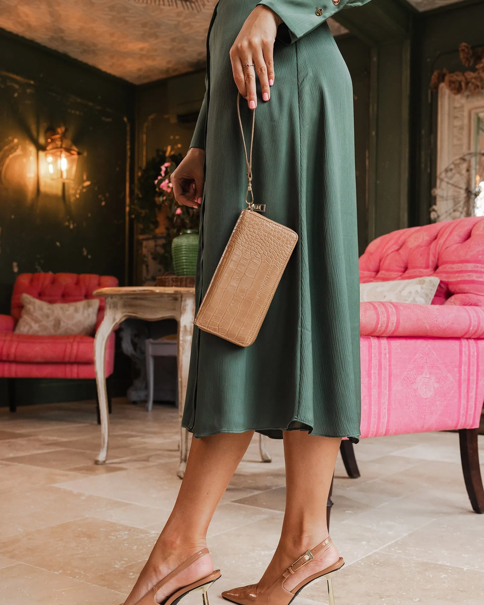 Louenhide Jessica Wallet Croc Camel sold by Shine On product image thumbnail 3