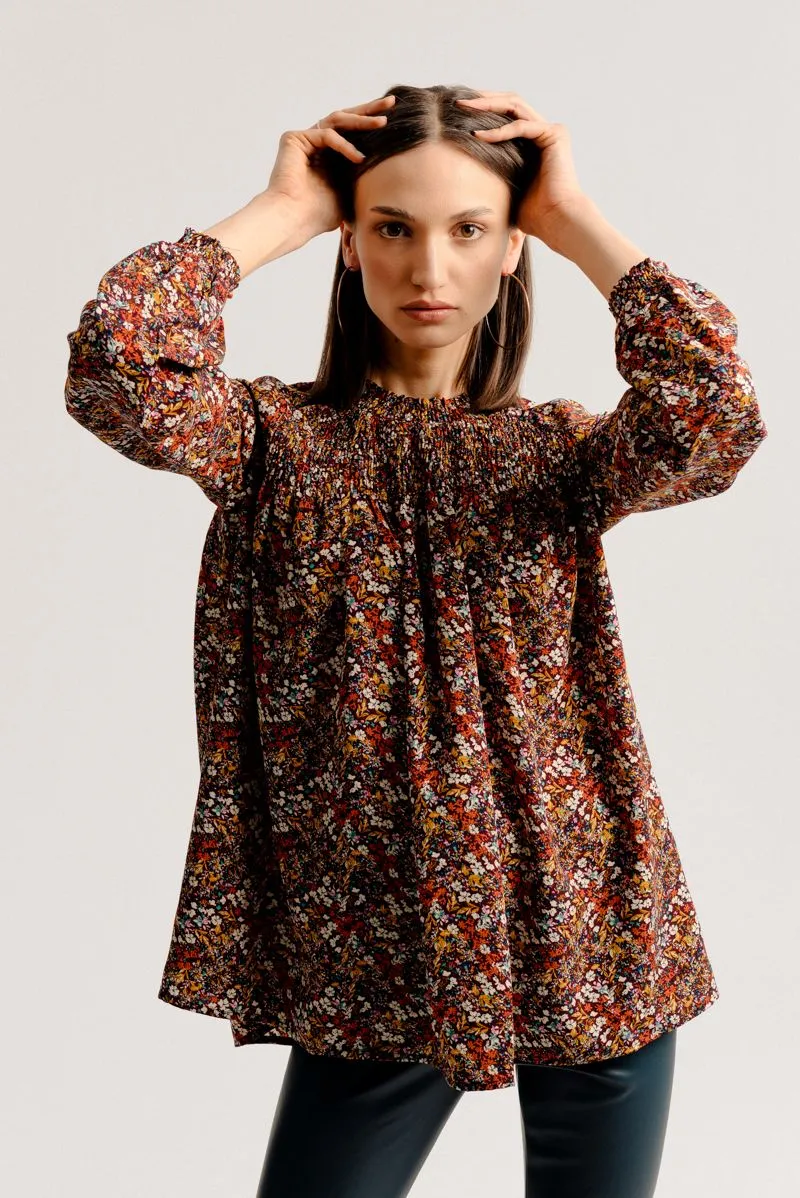 Molly Bracken Hillary Top Dark Red sold by Shine On
