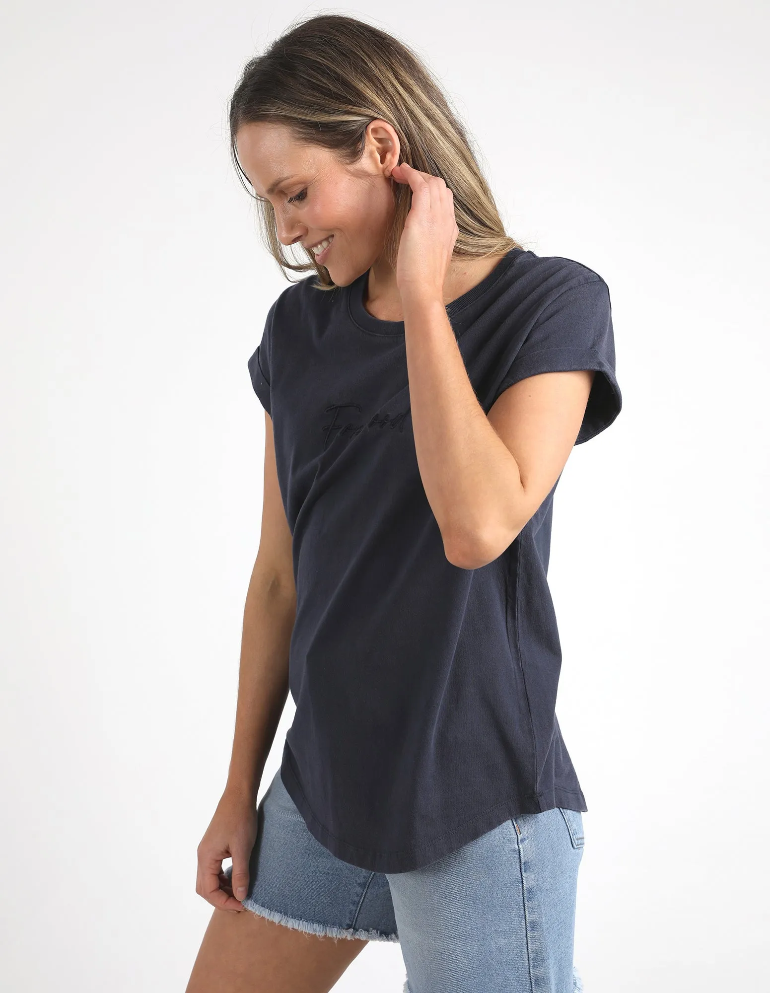 Foxwood Signature Tee Navy sold by Shine On product image thumbnail 5