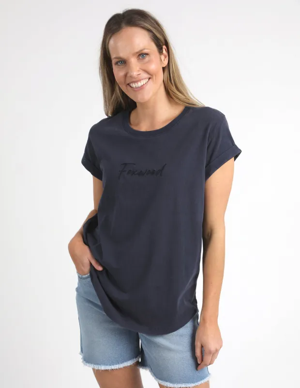 Foxwood Signature Tee Navy sold by Shine On