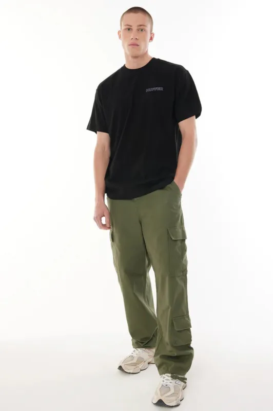 Huffer Mens Classic Tee/Bricks Black sold by Shine On