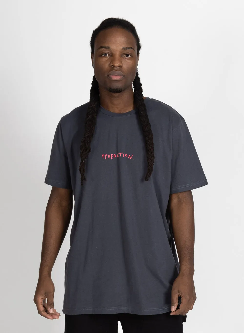 Federation Mens Staple Tee Drawn Off Black sold by Shine On product image thumbnail 2