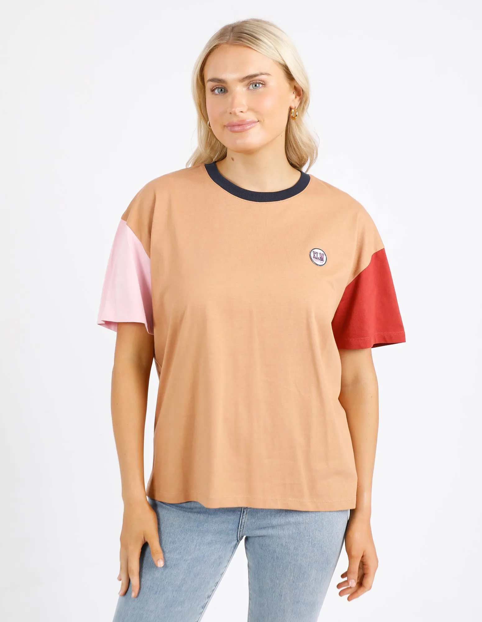 Elm Block It Tee Butterscotch sold by Shine On product image thumbnail 3