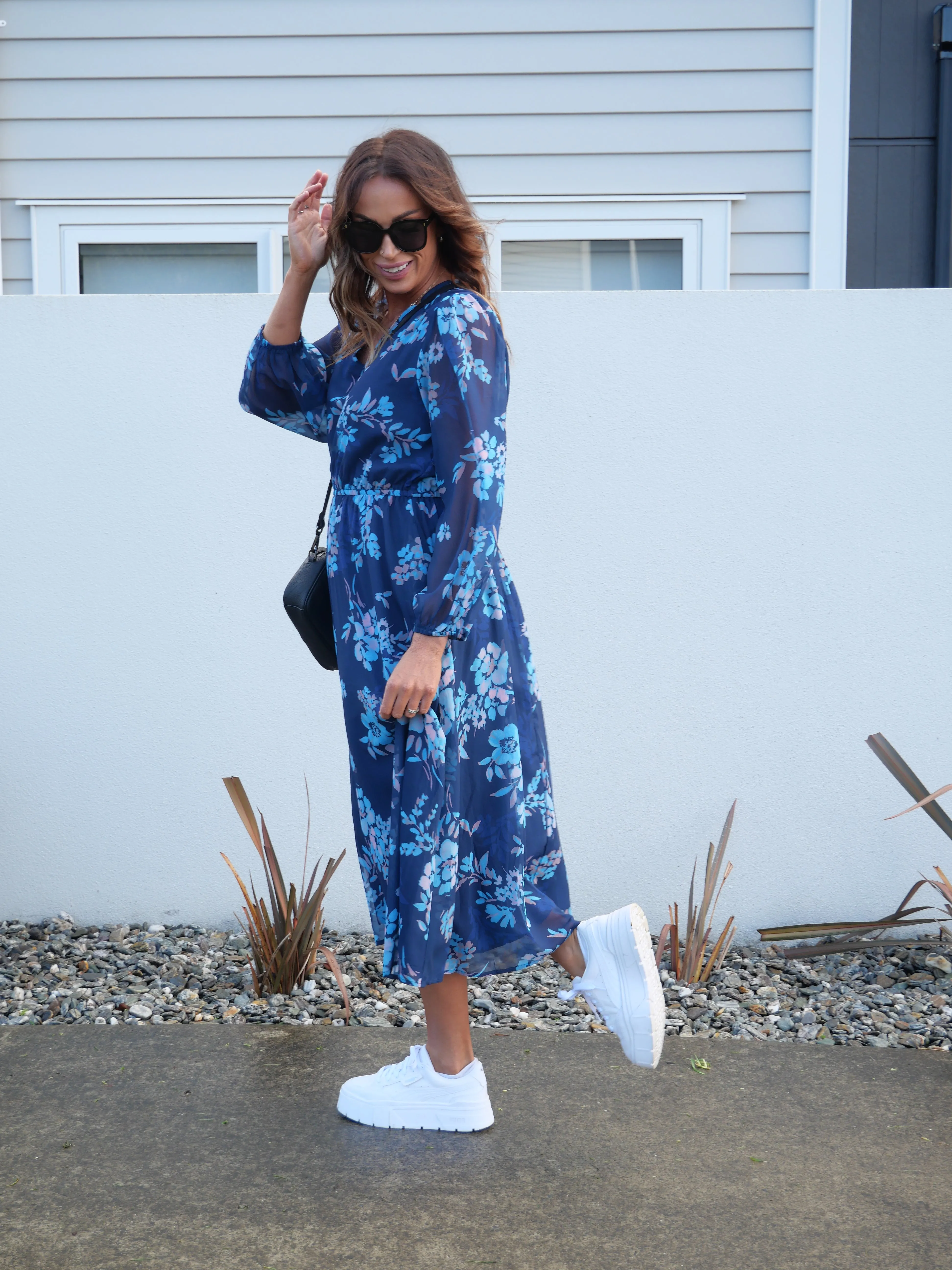 Boho Australia Miette Dress Navy Floral sold by Shine On product image thumbnail 3